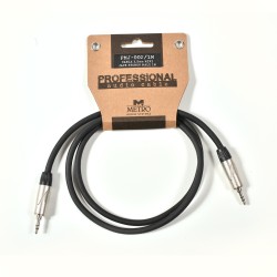 Metro PMJ-002/1M Καλώδιο Σήματος 3,5mm Mini Jack Stereo Male 1m