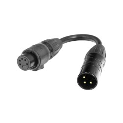 Accu-Cable DMX 3-pin M to 5-pin F IP65