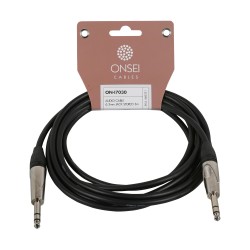 Onsei ON-I7030 Καλώδιο σήματος 6,3mm Jack Stereo - 6,3mm Jack Stereo 3m