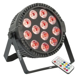 Ibiza Thinpar-12x6-RGBW Led Par